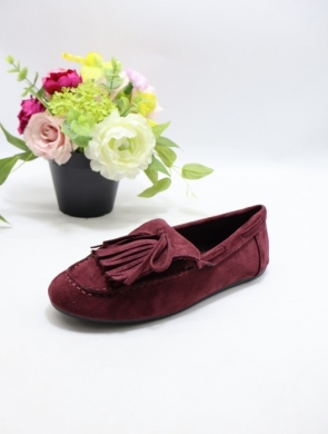 Mokasyny damskie na płaskim (36-41) 9722 RED