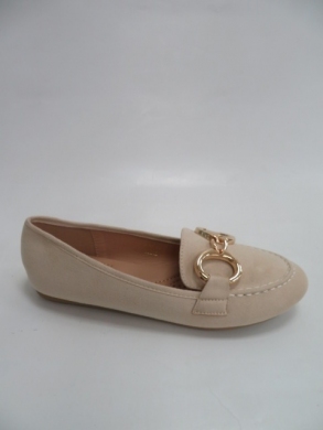 Mokasyny damskie na płaskim (36-41) 7377 BEIGE
