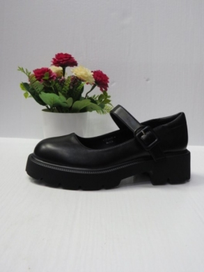 Półbuty damskie na płaskim (36-41) XYS-23602-1 BLACK