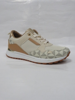 Buty sportowe damskie na płaskim (36-41) 0-748 BEIGE