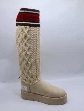 Kozaki damskie na płaskim (36-41) 6469 BEIGE