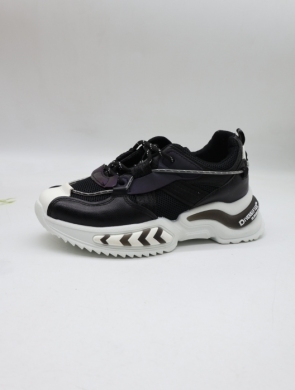 Buty sportowe damskie na płaskim (36-41) 19210 BLACK