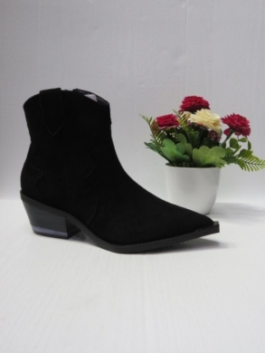 Botki damskie na obcasie (36-41) 2773 BLACK