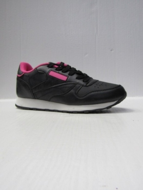 Buty sportowe damskie na płaskim (36-41) 128 BLACK/PEACH