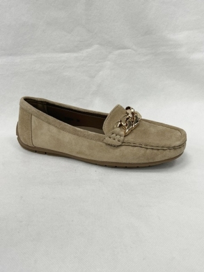 Mokasyny damskie na płaskim (36-41) XA011 KHAKI