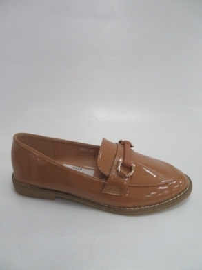 Mokasyny damskie na płaskim (36-41) 8033 CAMEL