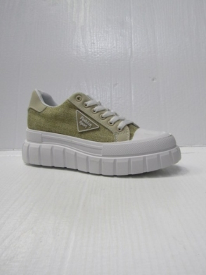 Trampki damskie na koturnie (36-41) 23067 BEIGE