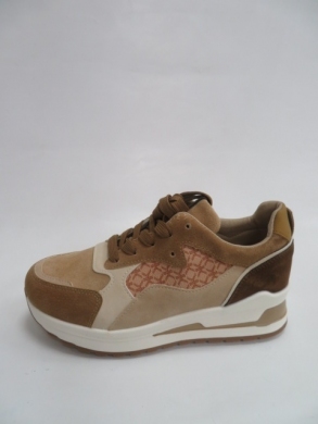 Sneakersy damskie niskie (36-41) 8722-SP CAMEL