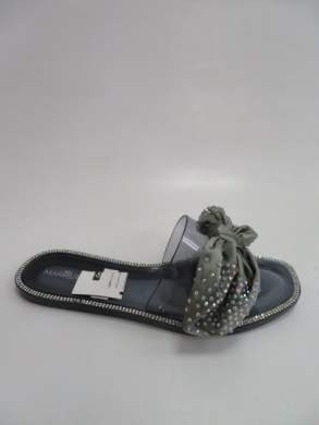 Klapki damskie na płaskim (36-41) 3729 BLACK