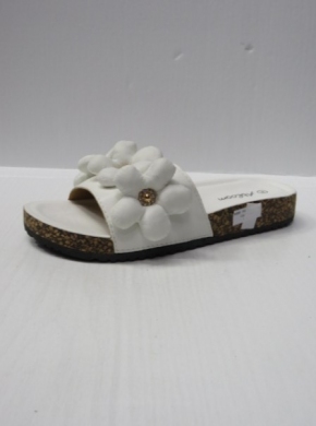 Klapki damskie na płaskim (36-41) WL583 WHITE