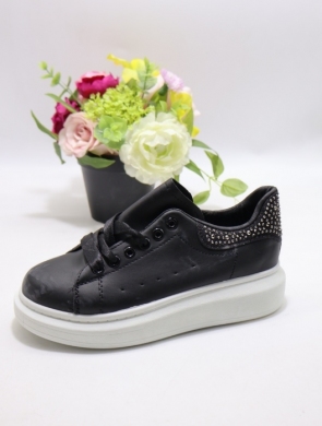 Buty sportowe damskie na płaskim (37-40) EV81A BLACK