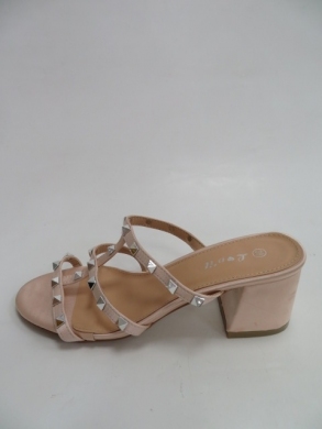 Klapki damskie na obcasie (36-41) FN387  BEIGE