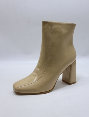 Botki damskie na obcasie (36-41) 77-299 BEIGE