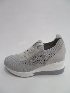 Buty sportowe damskie na koturnie (36-41) HQ258 GREY