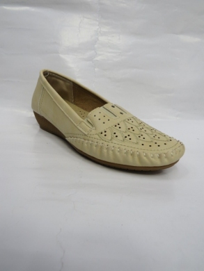 Mokasyny damskie na płaskim (36-41) J5-20 BEIGE