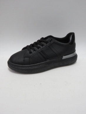 Buty sportowe damskie na płaskim (36-41) BK183 BLACK