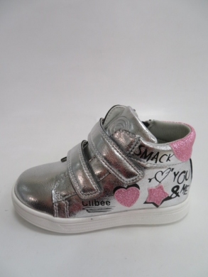 Buty sportowe dziewczęce (21-26) P543 SILVER