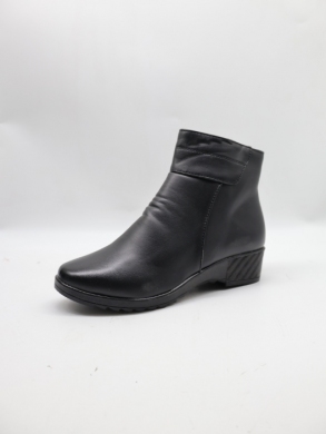 Botki damskie ocieplane na koturnie (36-42) FX23-24 BLACK