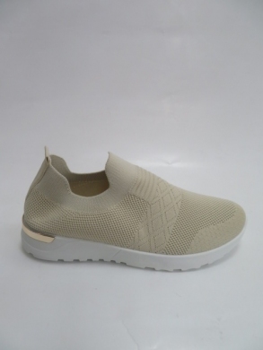 Buty sportowe damskie na płaskim (36-41) 9021-SP BEIGE