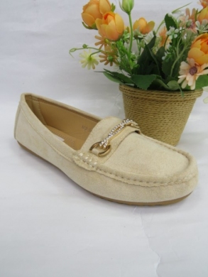 Mokasyny damskie na płaskim (36-41) N22-866 BEIGE
