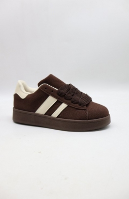 Buty sportowe damskie na płaskim (36-41) A-123 BROWN