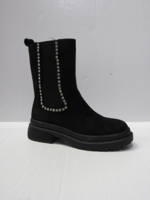 Botki damskie na płaskim (36-41) DE911 BLACK