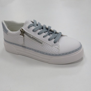Buty sportowe damskie na płaskim (36-41) A-70 WHITE/BLUE