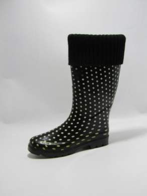 Kalosze damskie ocieplane (36-41) RK12 BLACK