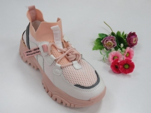 Buty sportowe damskie na płaskim (36-41) 5129 PINK