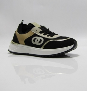 Buty sportowe damskie na płaskim (36-41) 403 BLACK