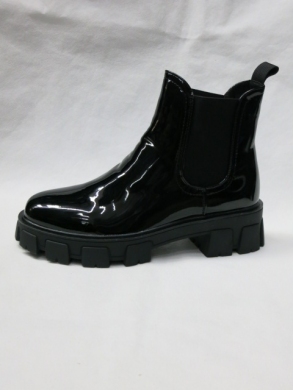 Botki damskie na płaskim (36-41) DE323M BLACK