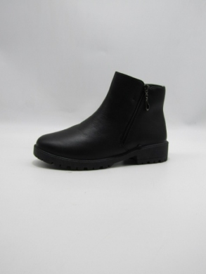 Botki damskie ocieplane na płaskim (36-41) BL24004 BL/PU