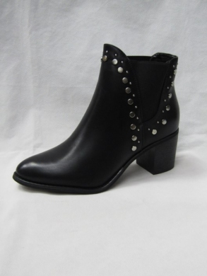 Botki damskie ocieplane na obcasie (36-41) AW2193 BLACK