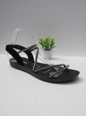 Sandały damskie na płaskim (36-41) C202 BLACK