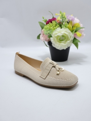 Mokasyny damskie na płaskim (36-41) W108 BEIGE
