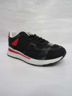 Buty sportowe damskie na płaskim (36-41) 6077 BLACK
