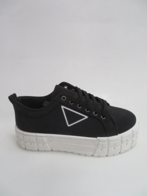 Sportowe Damskie na koturnie (36-41) 466 BLACK