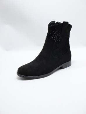 Botki damskie na płaskim (36-41) H169-1 BLACK