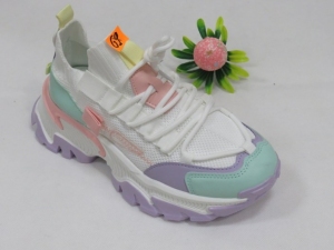 Buty sportowe damskie na płaskim (36-41) 9206 PURPLE