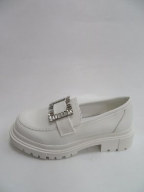 Mokasyny damskie na płaskim (36-41) 5613 WHITE