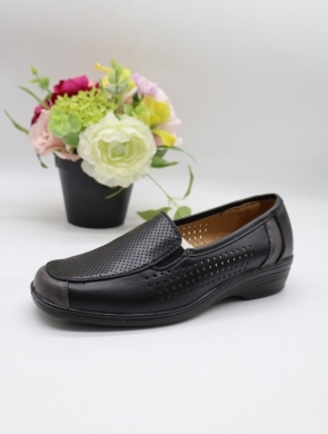 Półbuty damskie na płaskim (36-42) 2191-9 BL/GREY