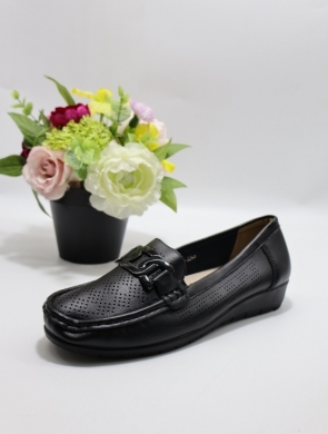 Półbuty damskie na koturnie (36-41) B3260 BLACK
