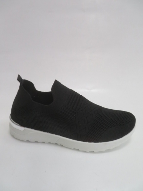 Buty sportowe damskie na płaskim (36-41) 9021-SP BLACK