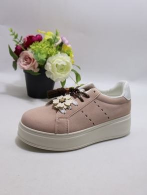 Buty sportowe damskie na płaskim (36-41) C3930 PINK