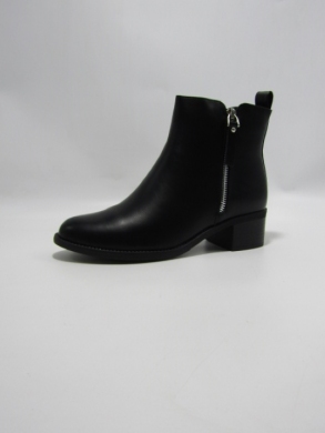 Botki damskie ocieplane na obcasie (36-41) SA185-1 BLACK