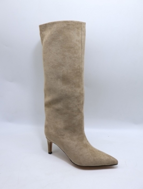 Kozaki damskie ocieplane na szpilce (36-41) K660 KHAKI