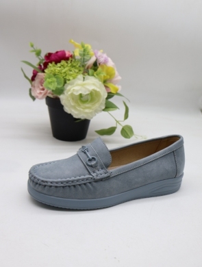 Mokasyny damskie na płaskim (36-41) 5063 BLUE