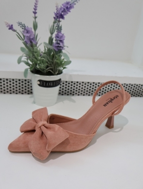 Sandały damskie na szpilce (36-41) P1483 PINK