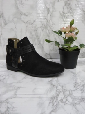 Botki damskie na płaskim (36-41) FN-228A BLACK