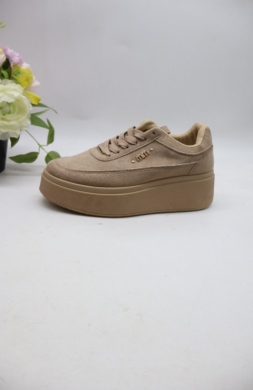 Buty sportowe damskie na koturnie (36-41) AA318 KHAKI